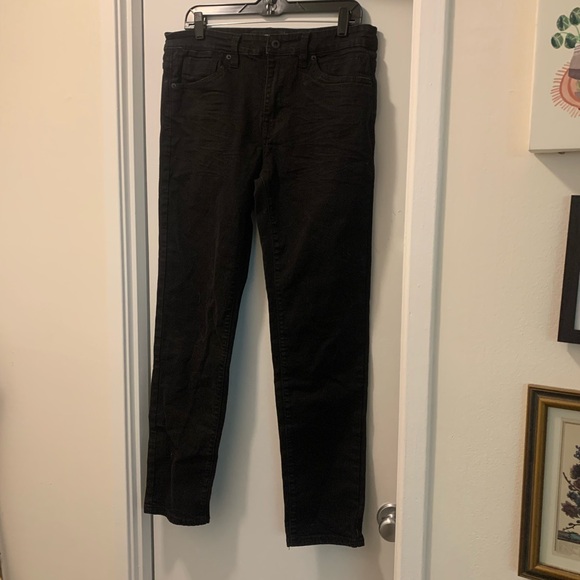Kenneth Cole Black Straight-Leg Jeans, 32x32 - Picture 1 of 3